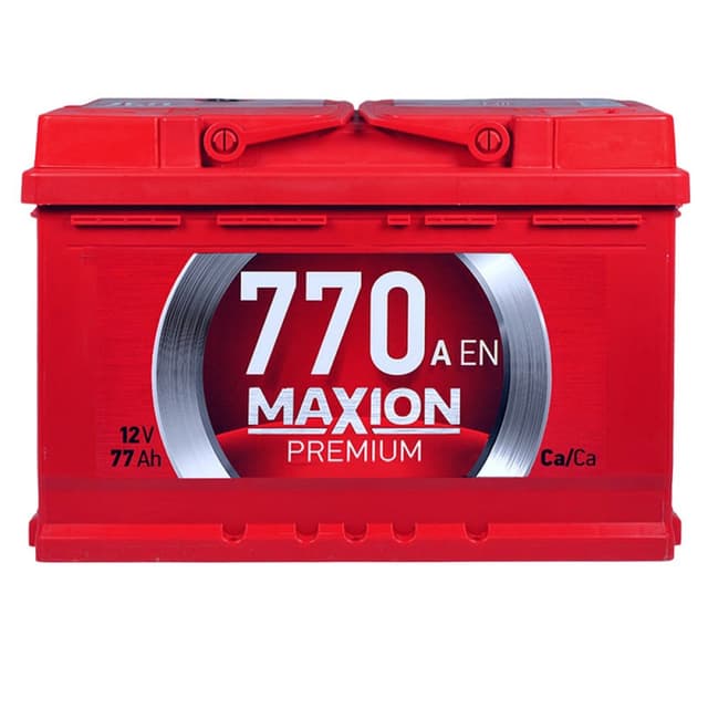 MAXION PREMIUM 77Ah 770A 12V R+ (175x190x278)
