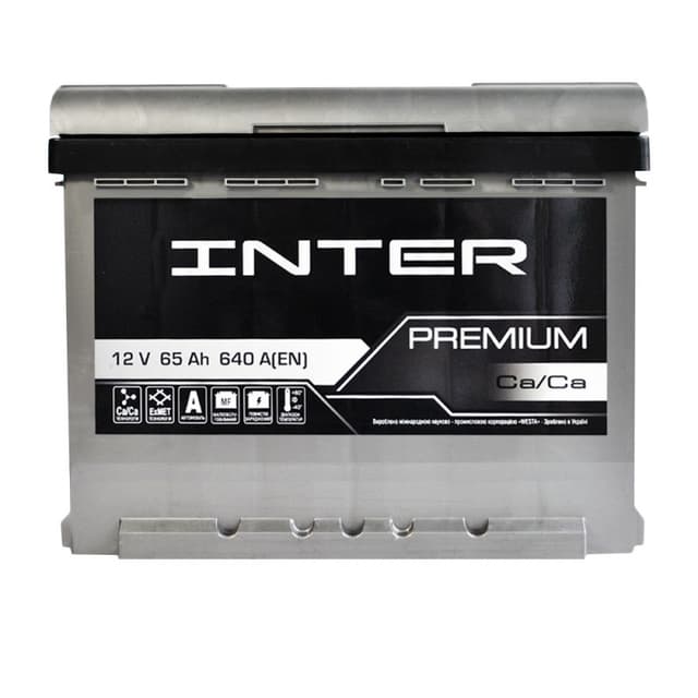 INTER Premium 65Ah 640A 12V L+ (175x190x242)