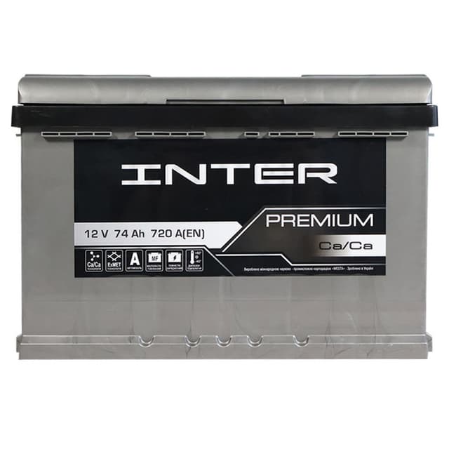 INTER Premium 74Ah 720A 12V L+ (175x190x278)