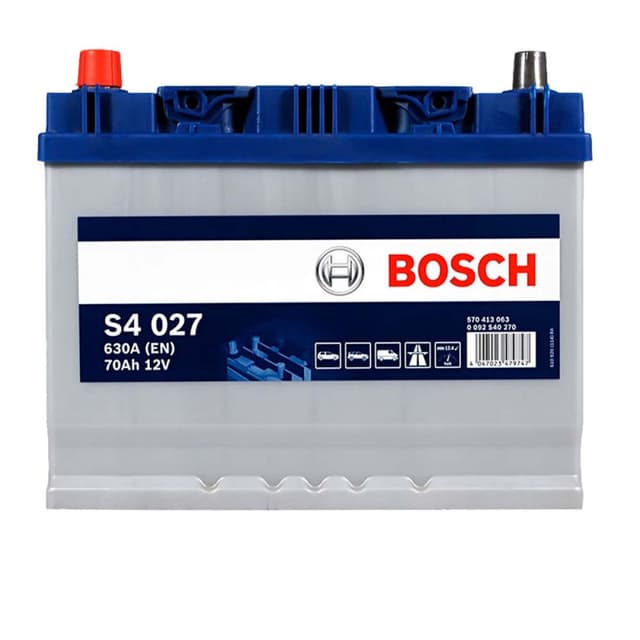 BOSCH  70Ah 630A 12V L+ азия (173x222x270)