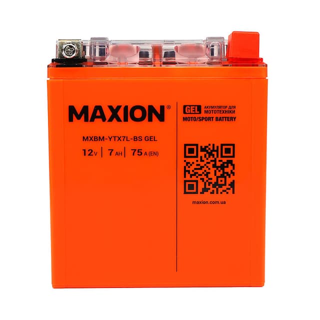 MAXION MXBM-YTX7L-BS 7Ah 85A 12V R+