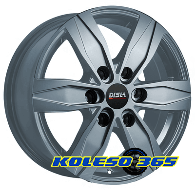 Disla Vanline 6 7x16 6x130 ET55 DIA84.1 Gunmetal (Темно-серый)