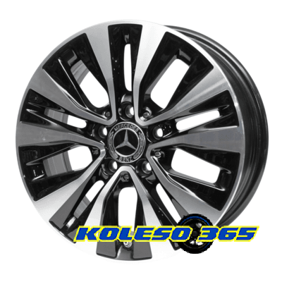 Mercedes OEM A1774010000 6.5x16 5x112 ET44 DIA66.6 Black full polish