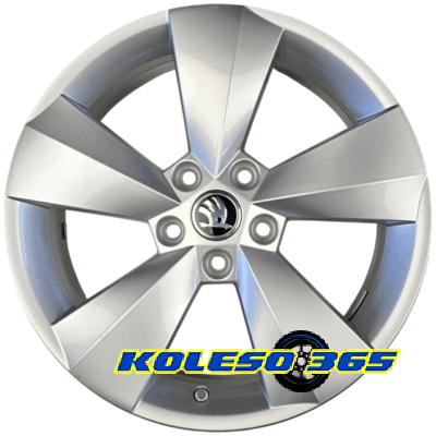 Skoda OEM 565601025AA 6.5x17 5x112 ET38 DIA57.1 Silver (Серебро)