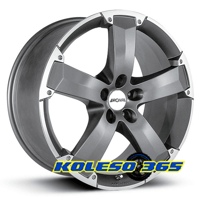 Ronal R47 8x17 5x118 ET45 DIA71 Titanium