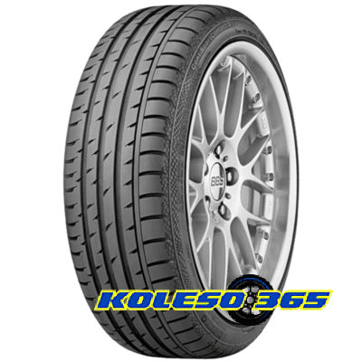 Continental ContiSportContact 3 255/30 ZR19 91Y XL MO